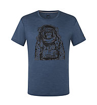 Super.Natural Space Monkey - t-shirt - uomo, Blue/Grey