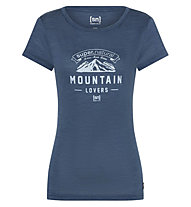 Super.Natural Mountain Lover Tee - t-shirt - donna, Blue