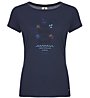 Super.Natural W Digital Print Tee - T-Shirt - Damen, Dark Blue