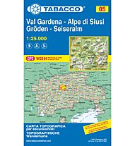 Tabacco Karte N.05 Val Gardena-Gröden/Alpe di Siusi-Seiseralm - 1:25.000, 1:25.000