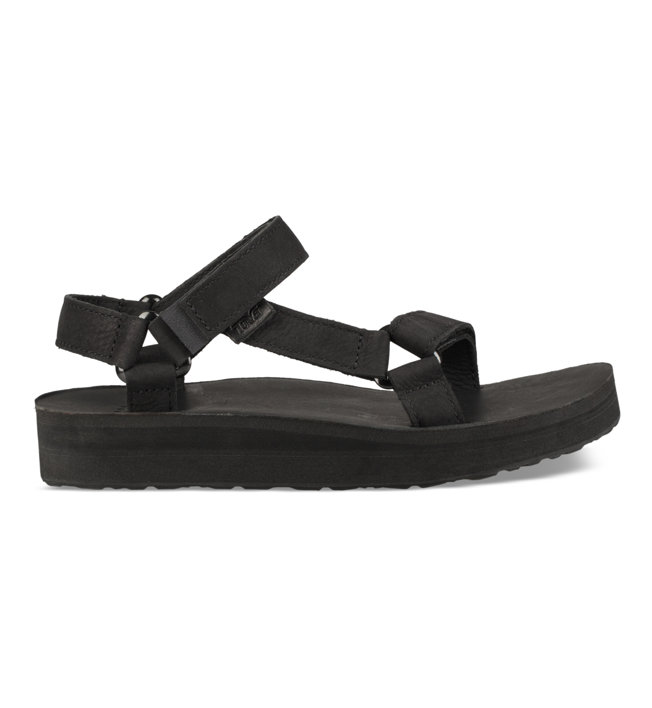 Teva W Midform Universal Leather - sandali - donna, Black