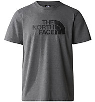The North Face M S/S Easy - T-shirt- uomo, Dark Grey/Black