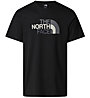 The North Face M S/S Easy - T-Shirt - Herren, Black/Grey/White