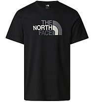 The North Face M S/S Easy - T-shirt - uomo, Black/Grey/White