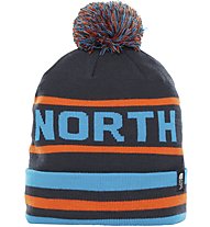 The North Face Ski Tuke V - Bommelmütze, Blue/Light Blue/Orange