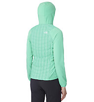 The North Face Thermoball Micro Hybrid Hoodie Damen, Green