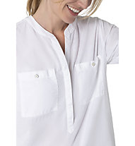 Timezone Henley - camicia a maniche lunghe - donna, White