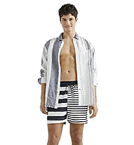 Tommy Hilfiger Medium Drawstring Print M - Badehose - Herren, White/Blue