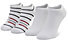 Tommy Hilfiger TH Sneaker 2P Stripe - calzini corti - uomo, White