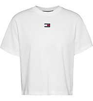 Tommy Jeans Badge W - T-shirt - donna, White