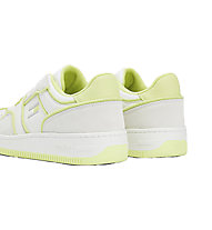 Tommy Jeans Decon Basket low cut W - Sneaker - Damen, White/Yellow