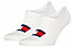 Tommy Jeans Footie Flag - kurze Socken, White