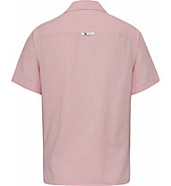Tommy Jeans Linen Blend Camp M - camicia maniche corte - uomo, Pink