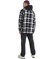 Tommy Jeans M Check Twill - camicia maniche lunghe - uomo, Black