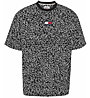 Tommy Jeans M Skater Badge - T-shirt - uomo, Black/White