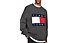 Tommy Jeans Melange Flag - Pullover - Herren, Dark Grey