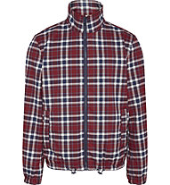 Tommy Jeans Plaid Track - giacca tempo libero - uomo, Red/Blue/White