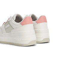 Tommy Jeans Retro Basket - Sneaker - Damen, White/Pink