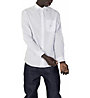 Tommy Jeans Solid Linen Blend M - camicia maniche lunghe - uomo, White