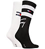 Tommy Jeans TJ 2P Sport Stripe - lange Socken, Black