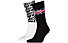 Tommy Jeans TJ 2P Tommy Flag - lange Socken - Herren, Black