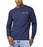 Tommy Jeans Tjm Classic Linear - maglia maniche lunghe - uomo, Blue