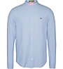 Tommy Jeans Tjm Mao Linen Blend Shirt - Langarmhemd - Herren, Light Blue