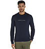 Tommy Jeans Tjm Slim Linear Logo - maglione - uomo, Dark Blue