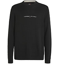 Tommy Jeans Tjm Slim Linear Logo - Pullover - Herren, Black