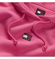 Tommy Jeans Tjw Badge - felpa con cappuccio - donna, Pink 