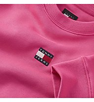 Tommy Jeans Tjw Bxy Badge - Pullover - Damen, Pink 