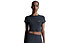 Tommy Jeans Tjw Crop Script - T-shirt - donna, Dark Blue