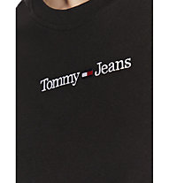 Tommy Jeans W Serif Linear - T-shirt - donna, Black