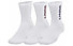 Under Armour 3 Maker 3Pk Mid Crew - calzini lunghi, White