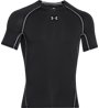 Under Armour Armour HG SS T-Shirt fitness, Black