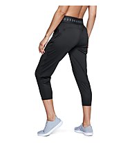 Under Armour Leggings Sport Crop - pantaloni fitness 3/4 - donna, Black