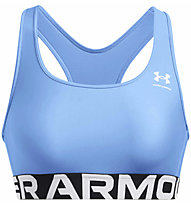 Under Armour Authentics Branded W - reggiseno sportivo medio sostegno - donna, Azure