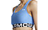 Under Armour Authentics Branded W - reggiseno sportivo medio sostegno - donna, Azure