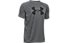 Under Armour Boys' UA Big Logo - T-Shirt - Kinder, Dark Grey/Black