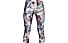 Under Armour Fly Fast Printed - pantaloni fitness 3/4 - donna, Grey/Red