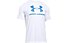 Under Armour UA Sportstyle Logo T-Shirt Herren, White/Blue