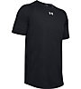 Under Armour Charged Cotton - T-shirt fitness - uomo, Black/White