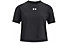 Under Armour Crop Sportstyle Logo Jr - T-Shirt - Mädchen, Black