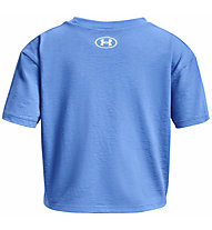 Under Armour Crop Sportstyle Logo Jr - T-Shirt - Mädchen, Blue