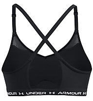 Under Armour Crossback Low W - reggiseno sportivo basso sostegno - donna, Black