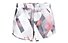 Under Armour Fly By Printed - pantaloncini running - donna, White/Pink