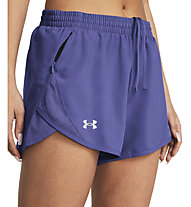 Under Armour Fly By W - pantaloni corti running - donna, Purple
