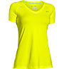 Under Armour HeatGear Armour T-shirt Fitness donna, Yellow