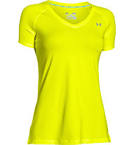 Under Armour HeatGear Armour T-shirt Fitness donna, Yellow