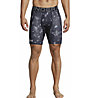 Under Armour HeatGear® Printed Compression M - pantaloni fitness - uomo, Black/Dark Grey